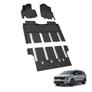 พรมปูพื้นแบบพรีเมี่ยมสำหรับ Kia 2020คาร์นิวัล + เสื่อปูพื้นกันลื่นคุณภาพสูงใช้ได้ทุกฤดู - Product Image 1