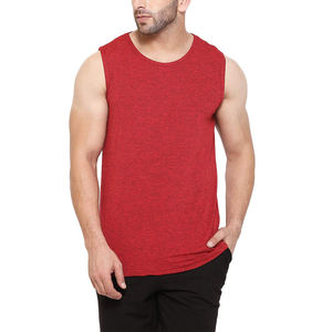 <b>Mens</b> Quick Dry Breathable Stringer Gym <b>Singlet</b> Compression Fitness Tank Top Sleeveless Cotton Workout Bodybuilding Sports Wear O - Product Image 2