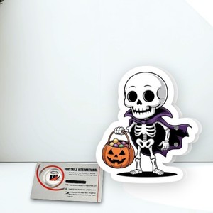 High Quality Custom Robot Halloween Witch Sticker Pumpkin Magnetic Solid Acrylic Eyelash Extension Lash Tile Diamond Heart - Product Image 5