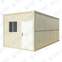 Maison conteneur pliable FLKT, maison mobile, construction modulaire en forme de X, installation rapide sur chantier, montage facile, portable, personnalisable, CE/ISO OEM