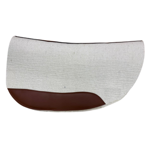 En gros Tapis de selle western standard en feutre de laine mérinos 100% 18 MM, type jupe ronde, 30x28, pour équipement équestre - Product Image 1