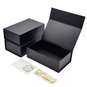 Custom Luxury Black <b>Magnetic</b> <b>Gift</b> <b>Box</b> with Foldable Collapsible Design - Product Image 2