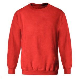 Sudadera de Felpa Lisa para Hombre, Cuello Redondo, 50% Algodón, 50% Poliéster, Venta al Por Mayor de Fábrica - Product Image 4