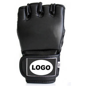 Gants de boxe épais et demi-gants de MMA pour sac de frappe, Mitaines thaïlandaises, Équipement professionnel d'entraînement de boxe et d'arts martiaux - Product Image 3
