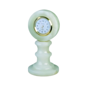 Professional Manufacture Lightweight Handmade Decorative <b>Table</b> Timepiece Exclusive Luxury Onyx <b>Clock</b> With All Size Available - Product Image 5
