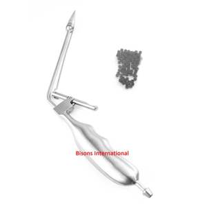 BISONS - Juego de Ligadores de Bandas Elásticas Manuales de Acero Inoxidable de Alta Calidad para Hemorroides, Instrumento Quirúrgico de Proctología, ISO13485 - Product Image 1