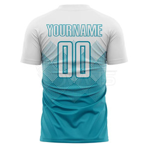 เสื้อฟุตบอลแขนสั้นไซส์ใหญ่แบบระบายอากาศได้ดี ผลิตตามสั่ง 100% โพลีเอสเตอร์ สำหรับทีมสโมสรและกีฬา - Product Image 3