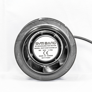 พัดลมแบบแรงเหวี่ยงขนาดเล็กพลาสติก DC 24V 48V OEM (DCF13391-LD) - Product Image 2