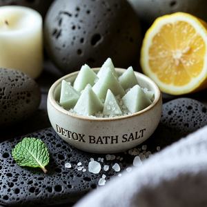 Sal de Baño Tallada en Piedra del Himalaya, Directo de Fábrica, Ecológica, Aroma Puro para Spa, Desintoxicante, para un Estado de Ánimo Relajado y Piel Radiante - Product Image 1