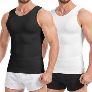 Men Slimming Compression Shirt Sleeveless <b>Shapewear</b> Vest Fitness Tank Top Wholesale Supplier - Product Image 3