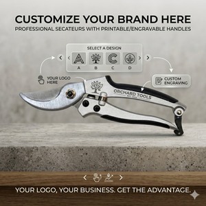 Professional 205mm Pruning Shears Sharp SK5 Steel Blade Ergonomic Design DIY Industrial for Garden <b>Branch</b> Trimming Made Taiwan - Product Image 5