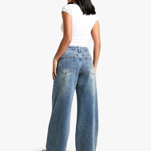 Pantalones Vaqueros Personalizados para Mujer 2026, Estilo Urbano, Transpirables, en Oferta - Product Image 4