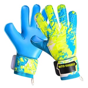 Gants de gardien de but de football unisexes, design élégant, imprimés, en PU, résistants, antidérapants, avec logo personnalisé - Product Image 3