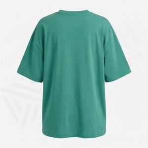 เสื้อยืดโอเวอร์ไซส์ผ้าฝ้ายสำหรับผู้หญิง โรงงาน OEM รับออกแบบโลโก้ตามสั่ง พิมพ์ลายแบบ DTF คุณภาพสูง แฟชั่นที่ยั่งยืน - Product Image 2