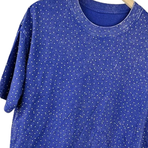Camiseta de Manga Corta para Hombre, Cuello Redondo, Color Azul Sólido, Tejido de Punto, Corte Regular, Transpirable, Ecológica, de Secado Rápido, Spandex/Algodón - Product Image 6