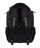 Sac à dos tactique noir en nylon, sac de voyage d'extérieur, imperméable, softshell, multi-poches, pour la randonnée, le camping