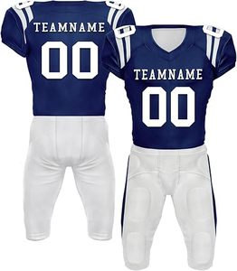 Vêtements de sport confortables, haute qualité, prix raisonnable, uniforme de football américain, nom et numéro d'équipe personnalisés, uniforme de football - Product Image 6