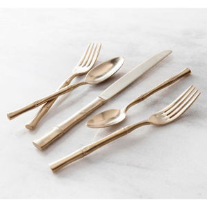Elegant Polished Metal Cutlery <b>Set</b> For Dining Table Decoration And Practical Kitchen Use - Product Image 6