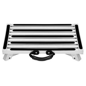 Nuovo Sgabello Pieghevole in Alluminio con Striscia Riflettente e Maniglia per Scala RV - Product Image 3