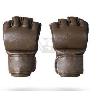 ราคาสมเหตุสมผล ถุงมือชกมวย MMA แบบครึ่งนิ้ว รับทำโลโก้ ชุดศิลปะการต่อสู้ ถุงมือ MMA สีพื้น - Product Image 1