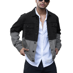 OEM <b>Mens</b> <b>Denim</b> Jean <b>Jacket</b> Casual Outwear Fall <b>Jacket</b> <b>Denim</b> Button up Coat Oversize <b>Denim</b> <b>Jacket</b> for <b>Men</b> acidwash fashion casual - Product Image 1