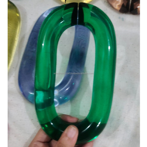 Chaîne en acrylique moderne personnalisée Accents muraux faits à la main en résine ornementale moderne suspendue pour la décoration intérieure Diwali Festival Ready - Product Image 1