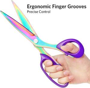 Tijeras de Sastre de Acero Inoxidable de Alta Resistencia, Tijeras Afiladas Profesionales para Costura y Manualidades - Product Image 4