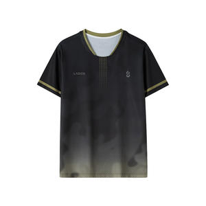 Camiseta Deportiva Transpirable Antiarrugas con Cuello Alto y Doble Botonadura para Hombre TST 9252 LADOS High Spirits - Product Image 3