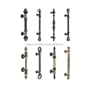 มือจับประตูทองเหลืองสำหรับประตูบ้านหรือโรงแรมดีไซน์หลากหลาย - Product Image 6