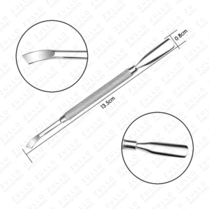 Premium Stainless Steel Nail Cuticle Pusher <b>Tool</b> Custom Color Nail Cleaner and Cuticle Remover OEM Private Label - Product Image 5