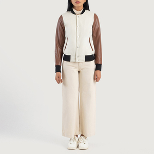 Stylish New Famous Arrival Fashionable Winter Women Varsity Jackets Custom Cotton Waterproof Eco-Friendly <b>Chains</b> Heated <b>Top</b> - Product Image 4