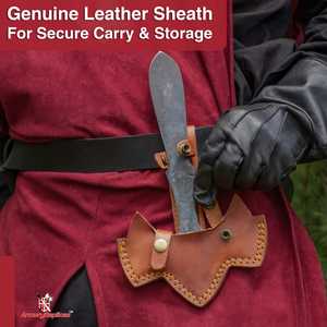 Hacha Vikinga de Acero Hecha a Mano de Alta Calidad, Venta Directa de Fábrica, para Uso en Campamentos al Aire Libre, Hachas Vikingas Tácticas y de Supervivencia - Product Image 5