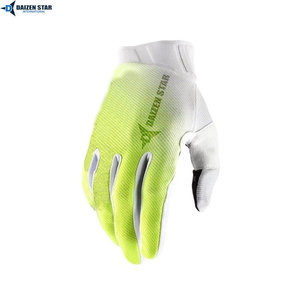 Gants de course Daizen Star à doigts entiers, cyclisme, motocross, unisexe, polyester, revêtement en polyuréthane, rouge, bleu, dégradé, impression par sublimation - Product Image 6