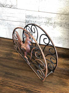 Soporte para servilletas de hierro hecho a mano, vajilla moderna, soporte para pañuelos, diseño elegante, perfecto para el hogar y los restaurantes - Product Image 5