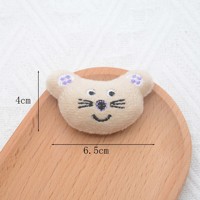 En gros, appliques brodées rembourrées en forme d'ours en peluche mignon pour pinces à cheveux, vêtements, sacs, chapeaux et accessoires DIY