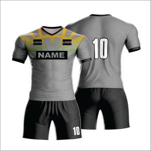 Tenues de football 2026 par sublimation, vêtements de football respirants 100 % polyester, maillots d'entraînement de football personnalisés unisexes pour adultes, coupe courte - Product Image 6