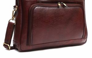 Nouveauté Sac messager pour ordinateur portable en cuir véritable de haute qualité pour homme, personnalisable, léger, imperméable, avec fermeture éclair, pour les voyages - Product Image 6