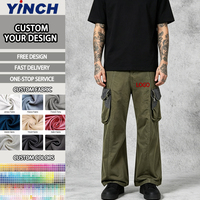 Pantalon de travail classique à jambes larges Layenne, prix compétitif, multi-poches, design de logo personnalisé, pour un usage quotidien décontracté