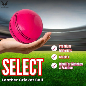 Wholesale Durable Hand Stitched Leather Cricket <b>Ball</b> Set 156g Standard <b>Weight</b> Pink and Black Professional Match <b>Balls</b> - Product Image 4