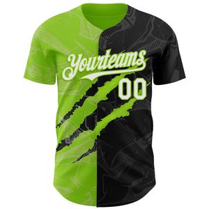 Maillot de baseball personnalisé, sérigraphie du logo de l'équipe, manches courtes, logo personnalisable sur le devant/le dos/les manches, 100% coton biologique - Product Image 2