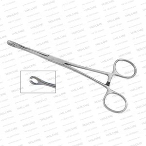 Pinces à éponges à fentes en acier inoxydable allemand, instrument chirurgical manuel pour pansements, instrument médical ORL Vaslcare - Product Image 2