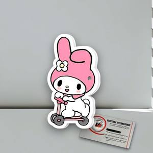 Placa Magnética Acrílica Ecológica para Extensiones de Pestañas con Diseño de Hello Kitty y Flores, Profesional y Adorable - Product Image 1