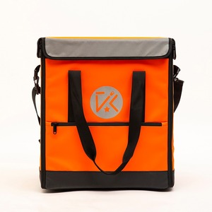 Mochila de reparto de comida de gran capacidad, multifuncional, color naranja medio, de nuevo diseño. - Product Image 1