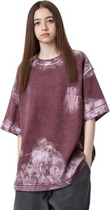 T-shirts oversize pour hommes, style vintage délavé, impression DTG personnalisée, coton, coupe ample, nouveaux designs. - Product Image 4