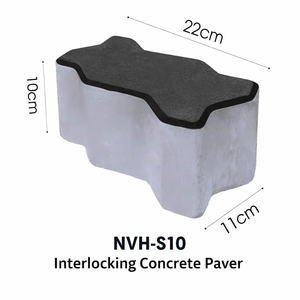 Adoquín de Hormigón Entrelazado de Diseño Moderno NVH-S10 para Uso en Exteriores, Baños, Cocinas y Hoteles - Product Image 4