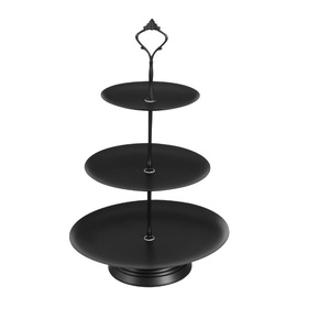 <b>White</b> Finishing Tableware <b>Cake</b> Server Elegant Design Classic Stylish New Metal <b>Cake</b> <b>Stand</b> Supplier By India - Product Image 4