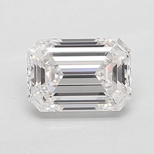 Clear Loose Emerald Cut Lab Grown <b>Diamond</b> IGI Certified VVS2 Clarity 4mm Unmounted Stone for <b>Ring</b> Pendant Jewelry Setting - Product Image 1
