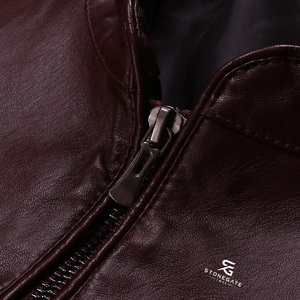 Genuine Leather <b>Jacket</b> Men <b>Vintage</b> Motorcycle <b>Biker</b> Classic Outerwear Winter Casual Streetwear <b>Jacket</b> OEM - Product Image 5