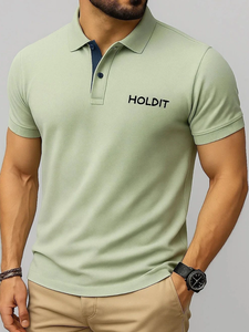 Camiseta Polo Safaa Premium Sap Matti Pique - Polo de Alta Calidad 100% Algodón Transpirable para Uniforme Corporativo Masculino - Product Image 2