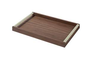Plateau de service rectangulaire en bois d'acacia écologique pour charcuterie, fromages, sushis, fruits, desserts, apéritifs et collations - Product Image 4